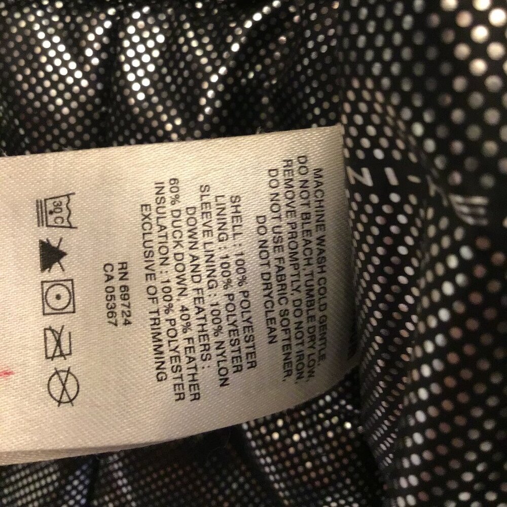 Columbia Kids’ Lightweight Down Hooded Jacket Black Size M (10/12) - Picture 6 of 6